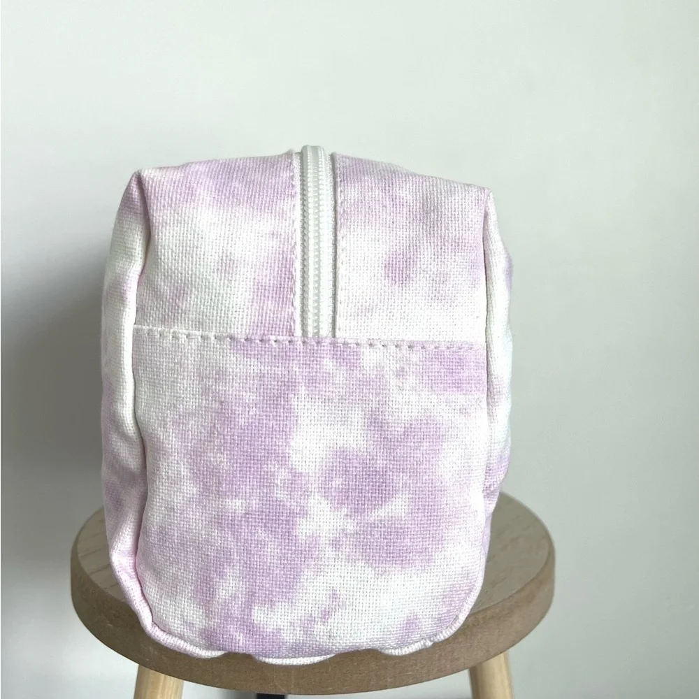 Disney Angel | Pink & White Fabric Makeup Bag | NWT